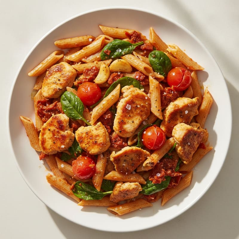 Sun-Dried Tomato Pesto Chicken Penne