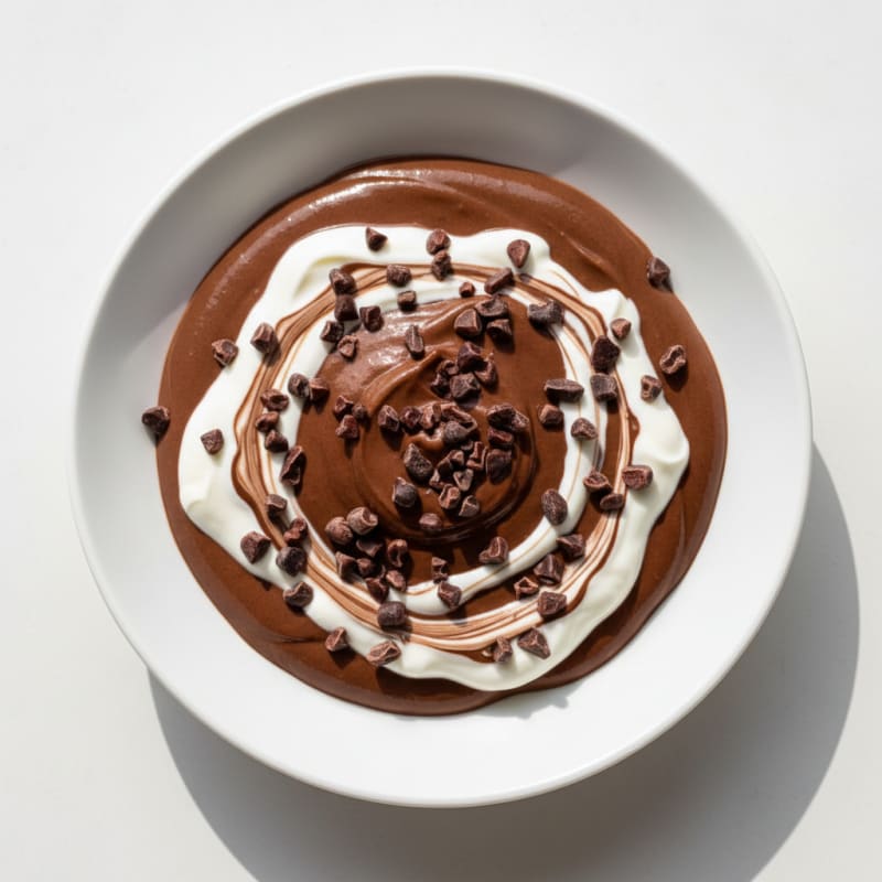 Silky Chocolate Protein Pudding with Greek Yogurt