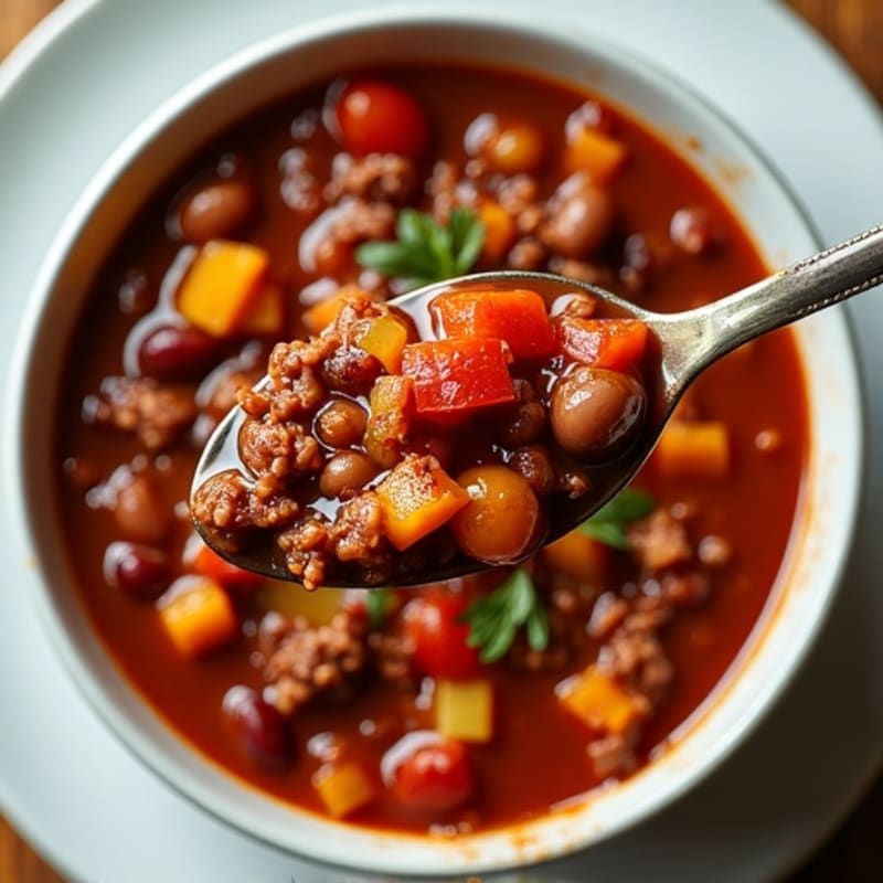 Hearty Slow Cooker Beef Chili