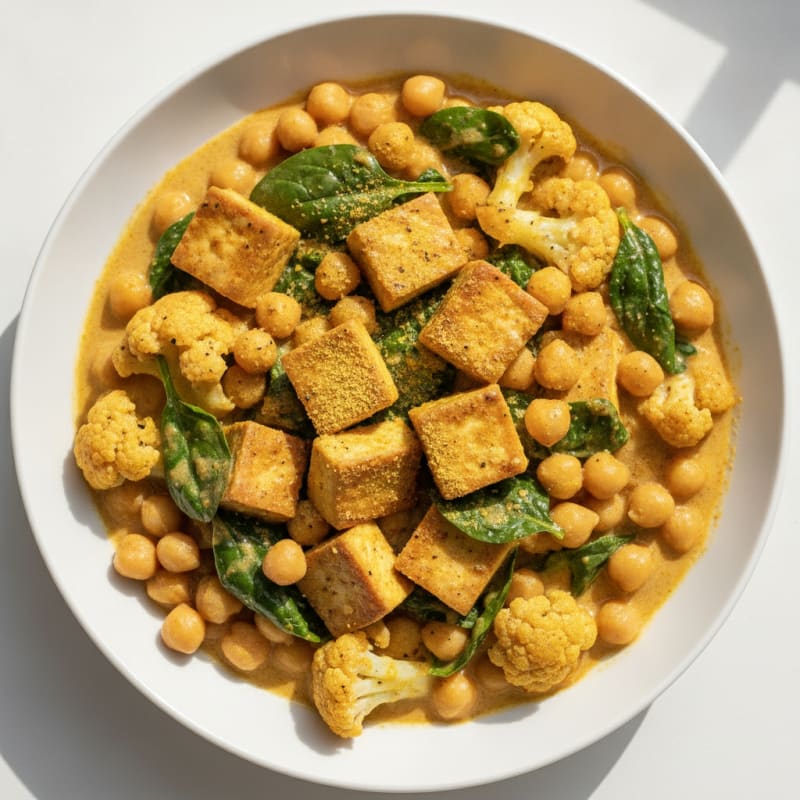 Chickpea and Vegetable Coconut Curry