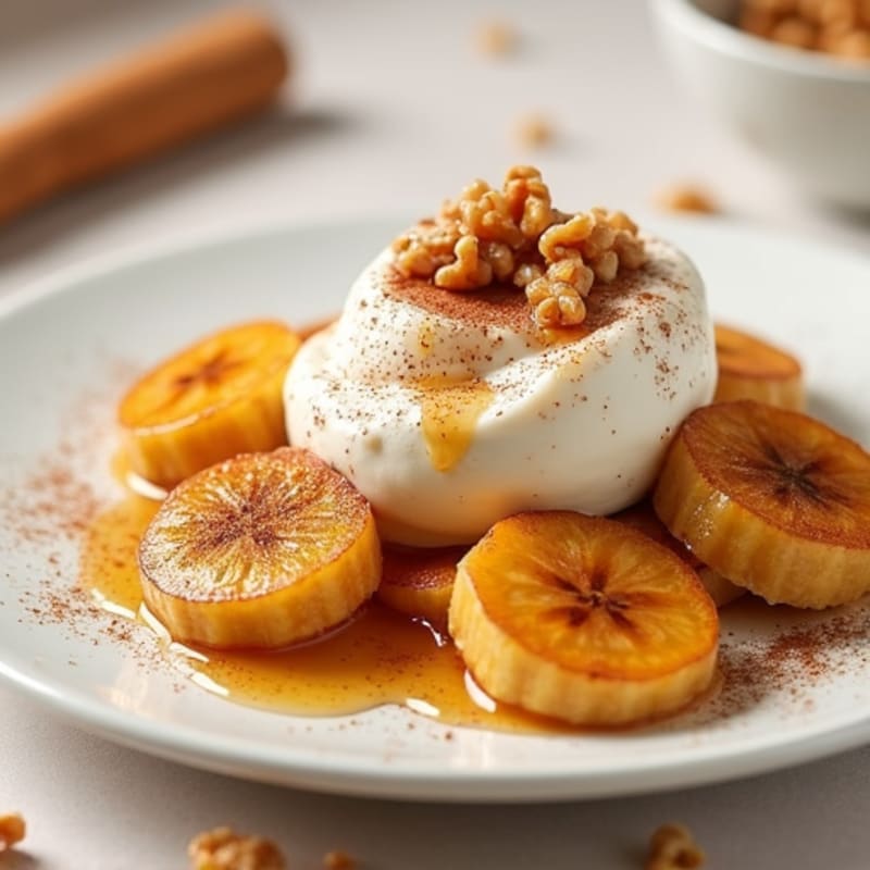 Honey-Glazed Caramelized Bananas with Cinnamon