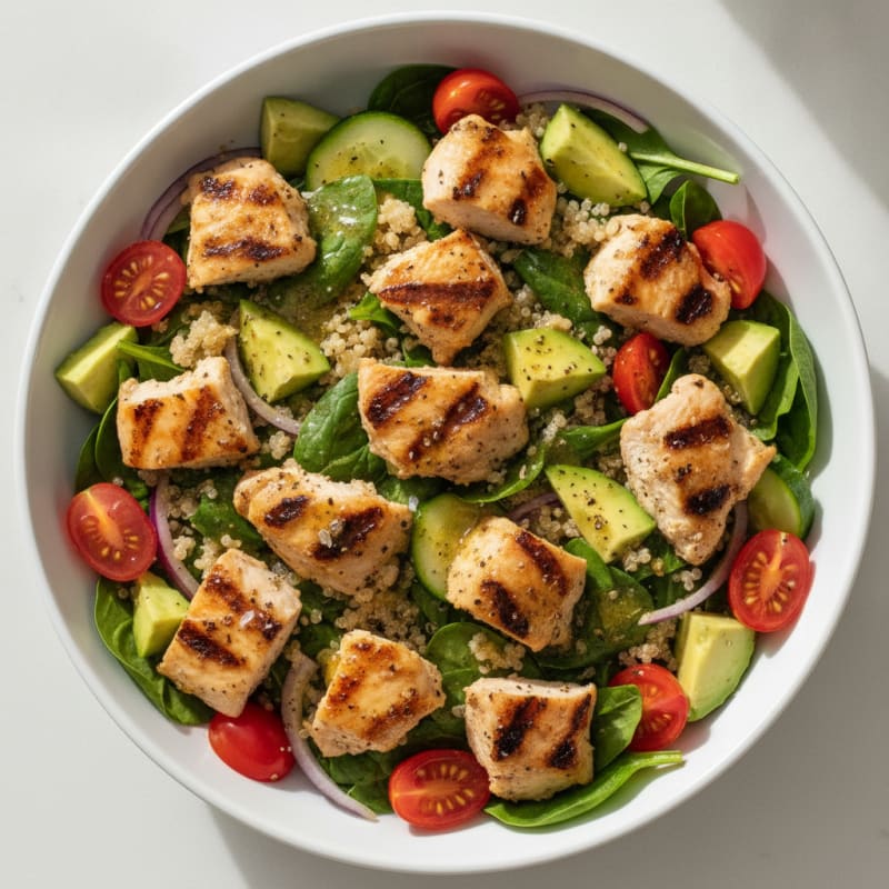 Grilled Chicken Quinoa Bowl