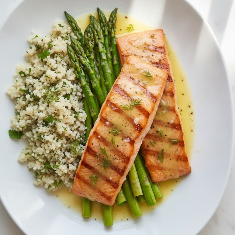 Lemon Herb Grilled Salmon