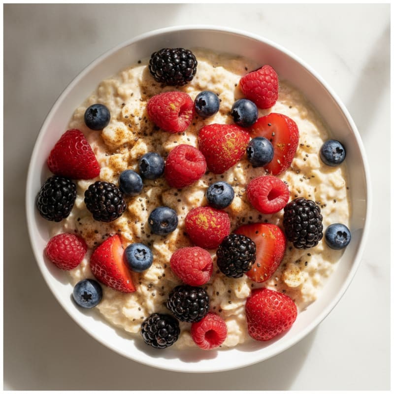 Classic Overnight Oats with Berries