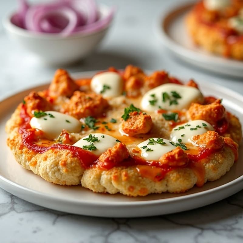 Crispy Buffalo Chicken Pizza