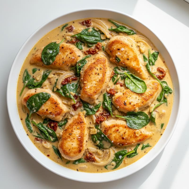 Creamy Tuscan Chicken Skillet