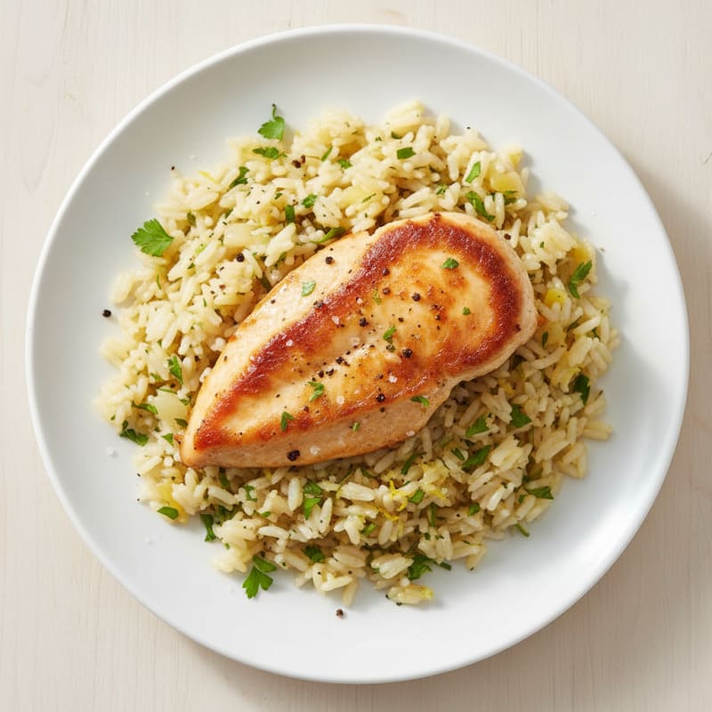 Zesty Lemon Herb Rice Pilaf