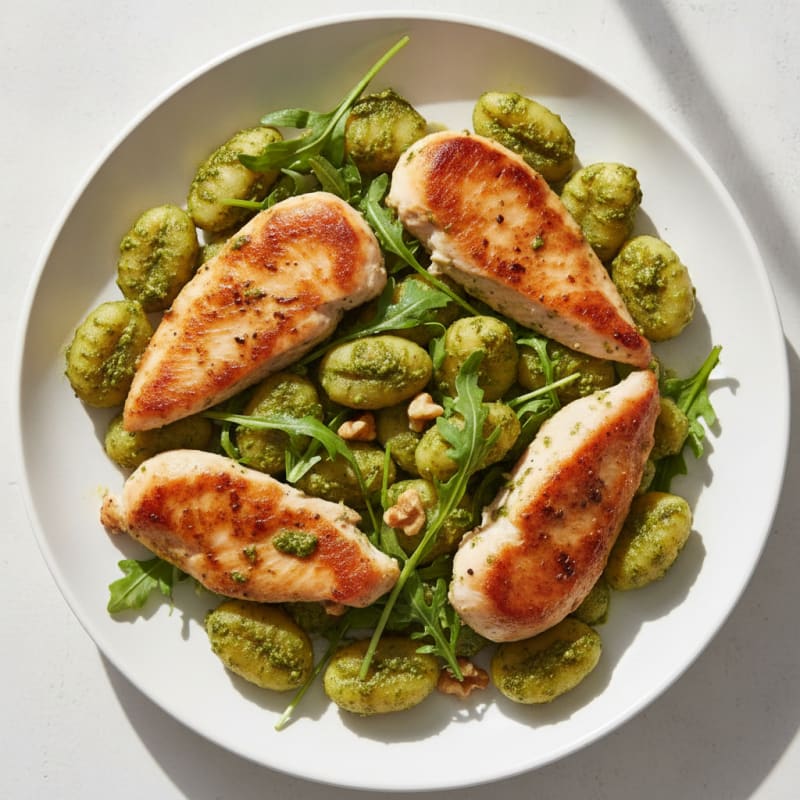 Gnocchi with Arugula Pesto