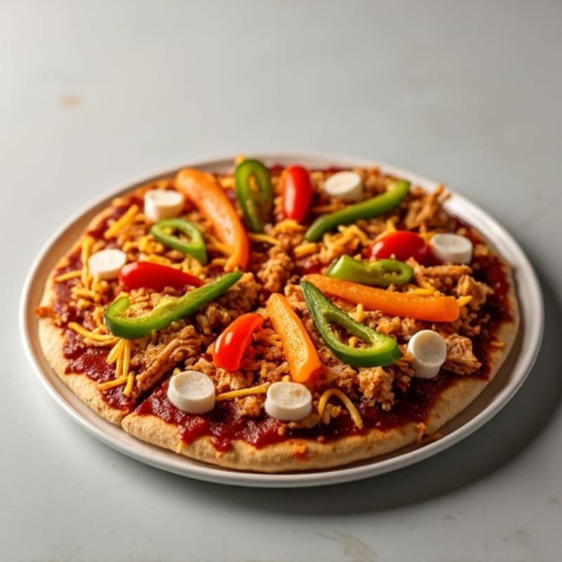 Crispy BBQ Chicken Flatbread Pizza