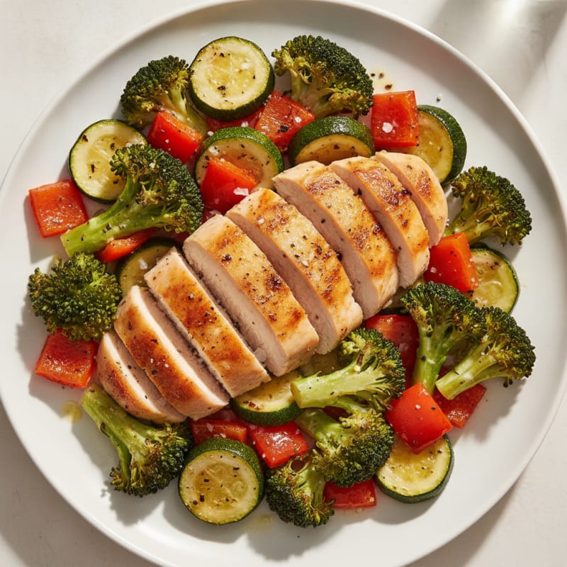 Lemon Herb Roasted Chicken and Veggies