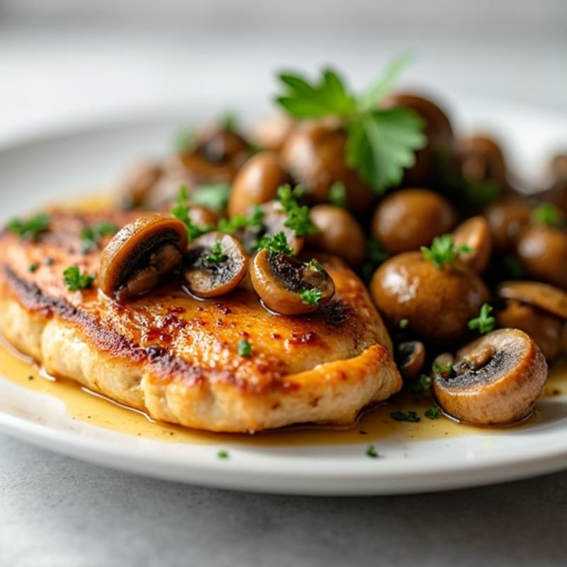 Caramelized Garlic Butter Mushrooms