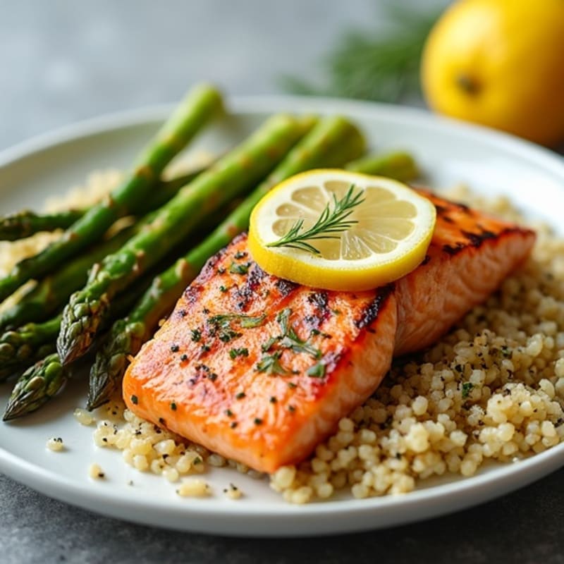 Lemon Herb Grilled Salmon