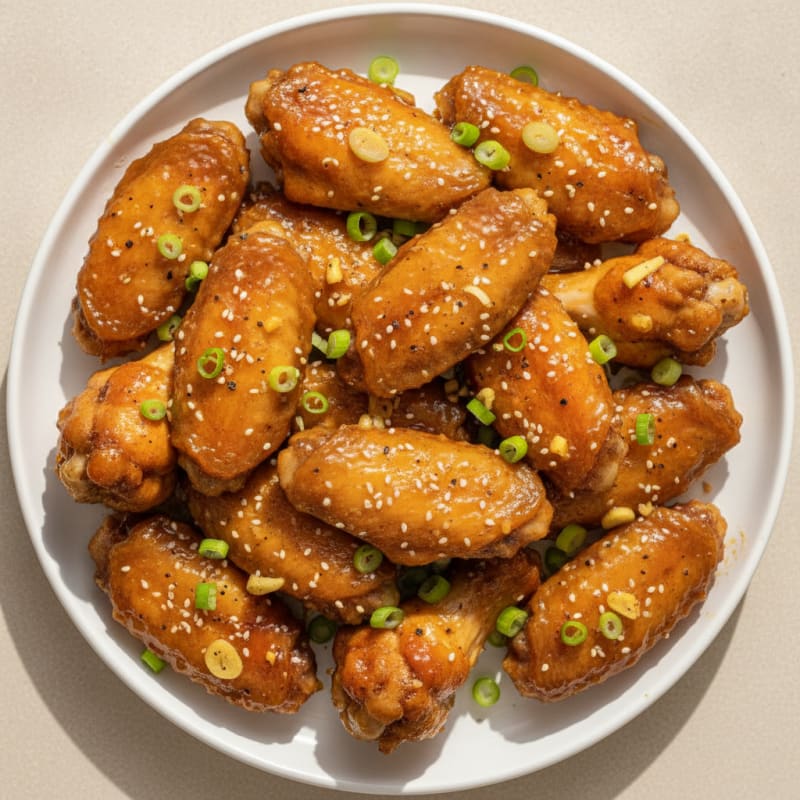 Honey-Garlic Glazed Chicken Wings
