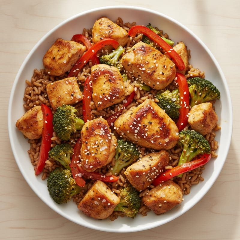 Roasted Teriyaki Chicken and Vegetables