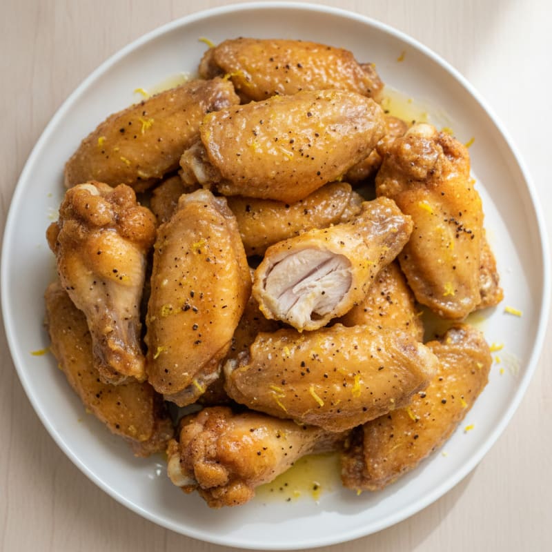 Lemon Pepper Chicken Wings