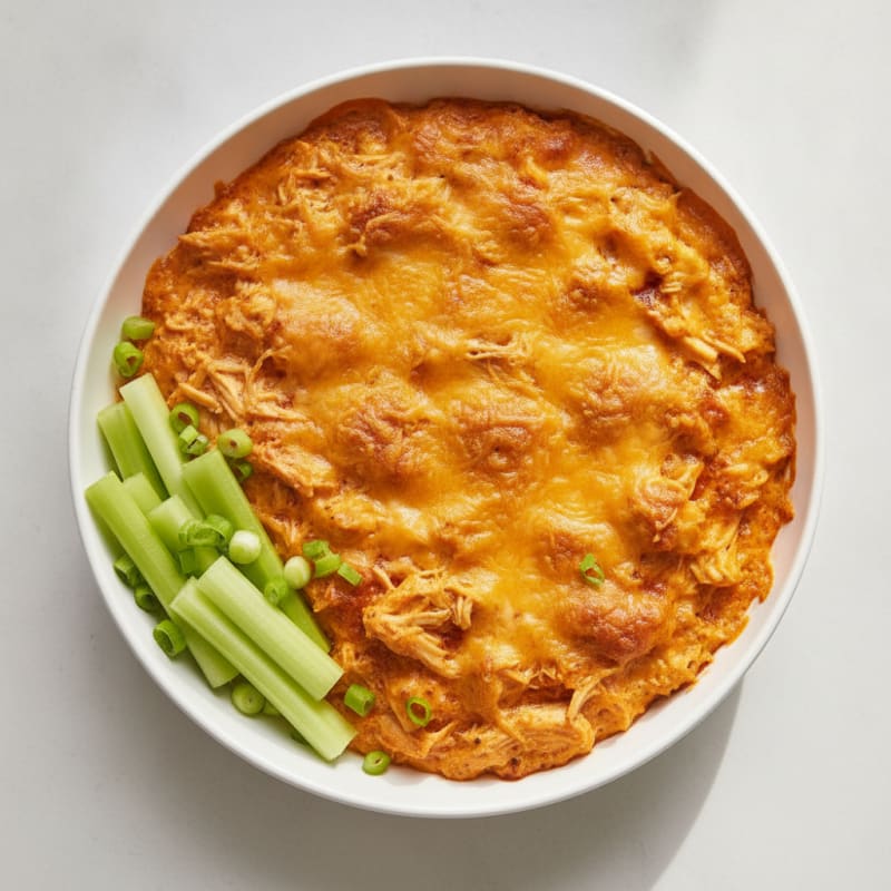 Buffalo Chicken Baked Dip