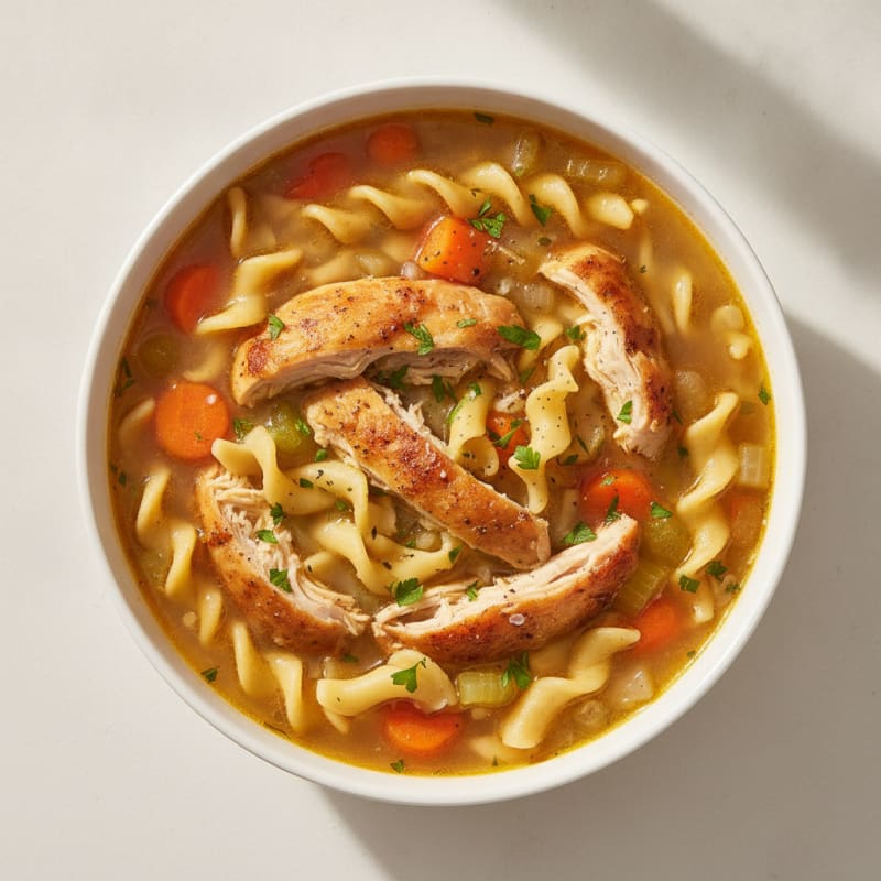 Rotisserie Chicken Noodle Soup