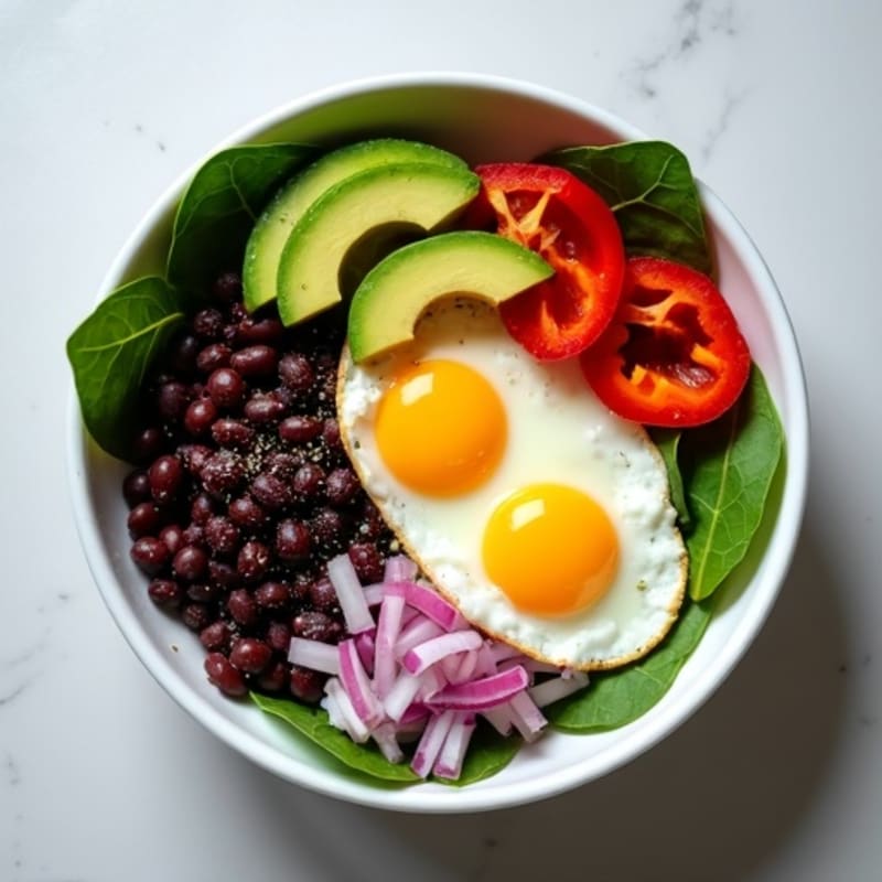 Protein-Packed Veggie and Egg White Breakfast Bowl