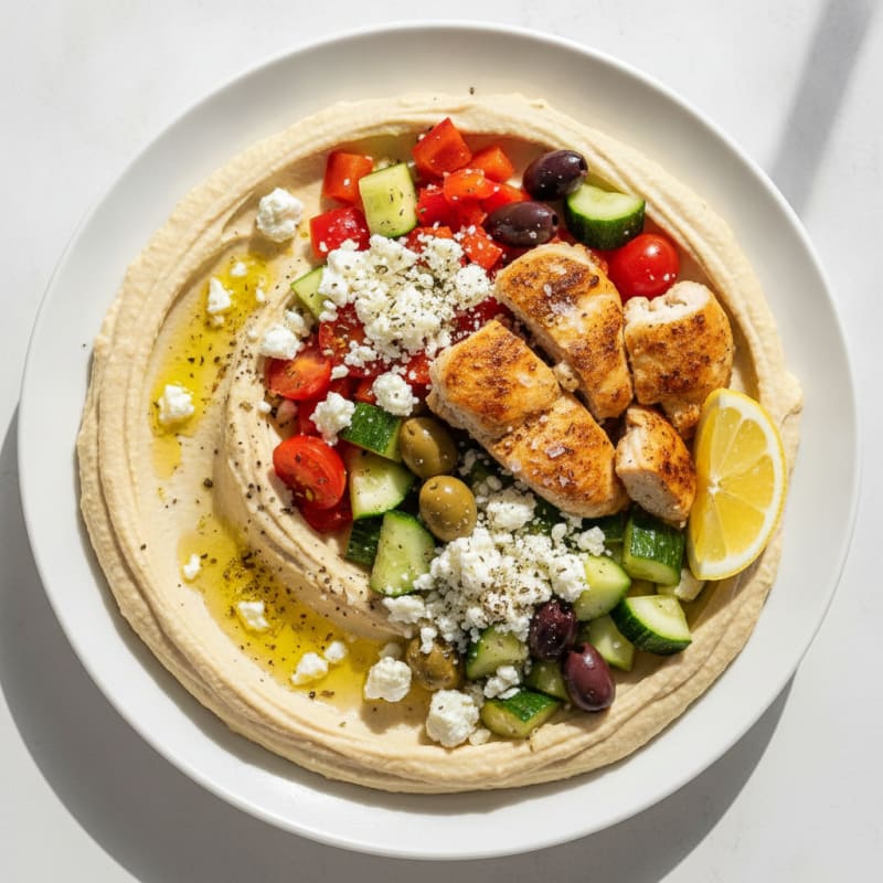 Mediterranean Hummus Platter