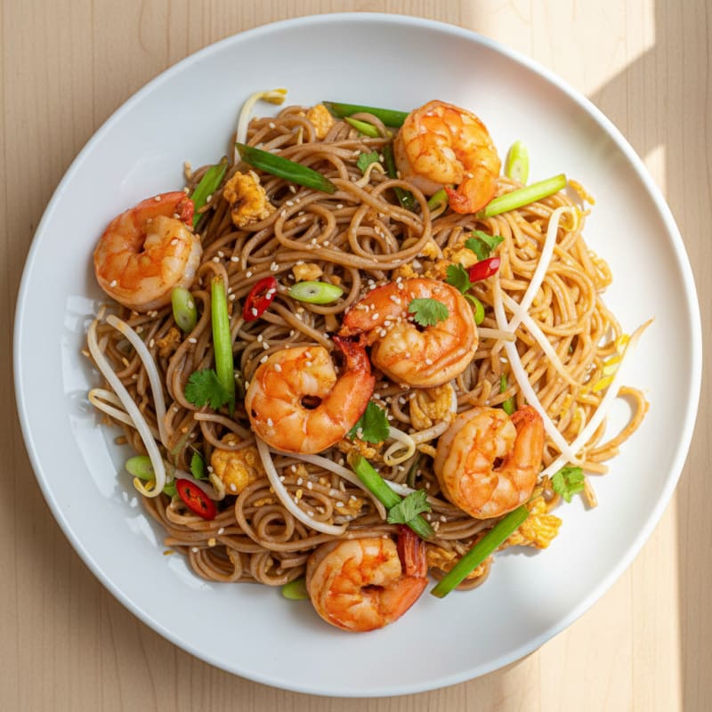 Zesty Chili-Lime Shrimp Pad Thai