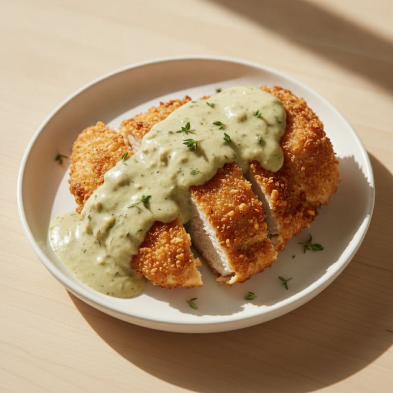 Buttermilk Fried Chicken with Creamy Gravy