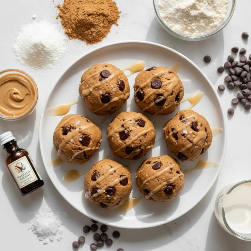 No-Bake Chocolate Chip Protein Bites