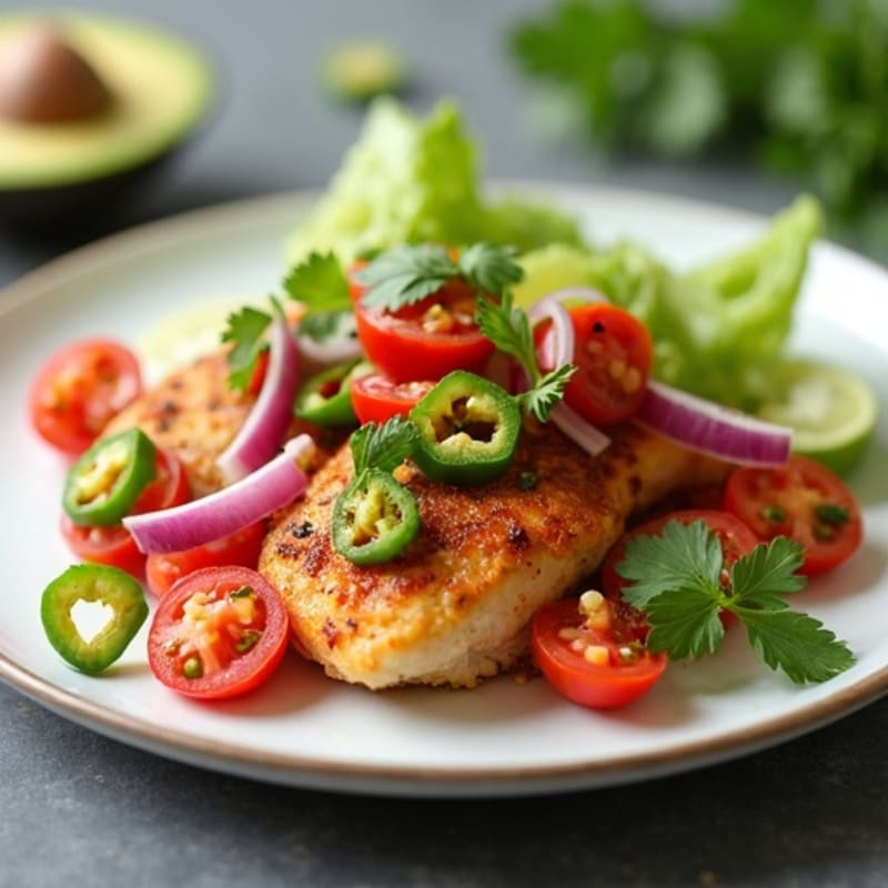 Zesty Lime-Cilantro Chicken with Fresh Salsa