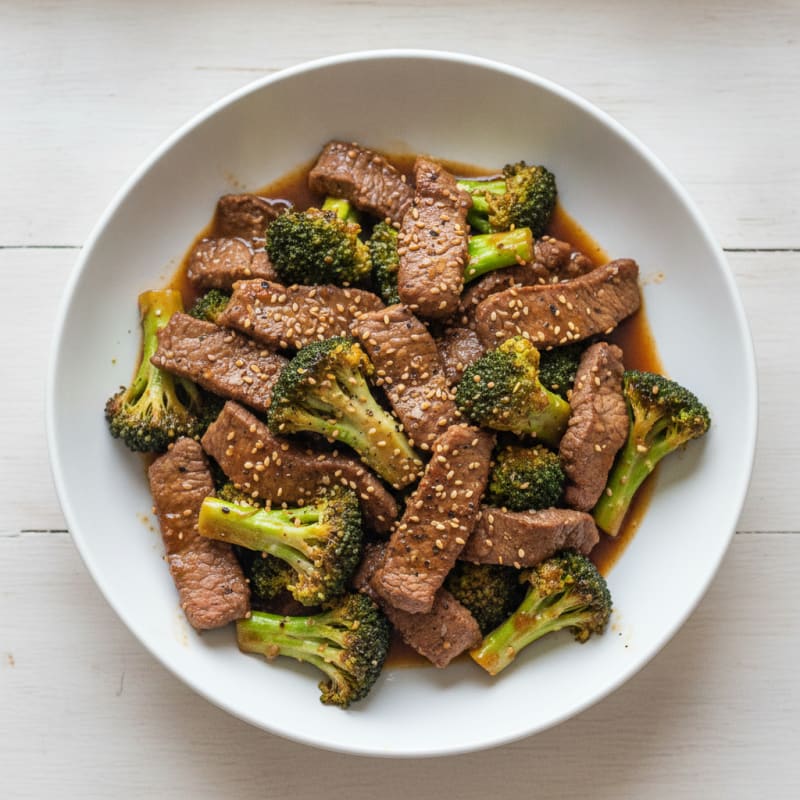 Sesame Beef & Broccoli Stir-Fry