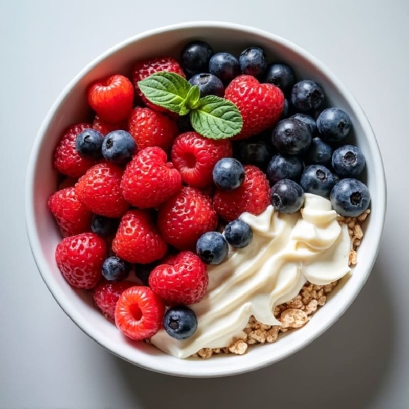 Protein-Packed Berry Oatmeal Bowl