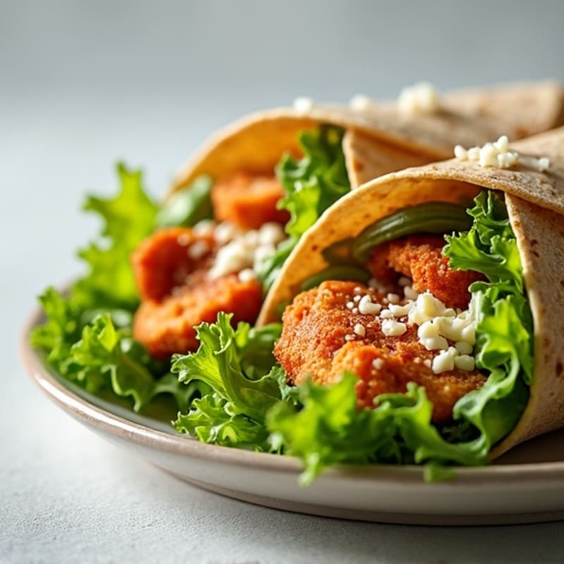 Crispy Chicken Caesar Wraps