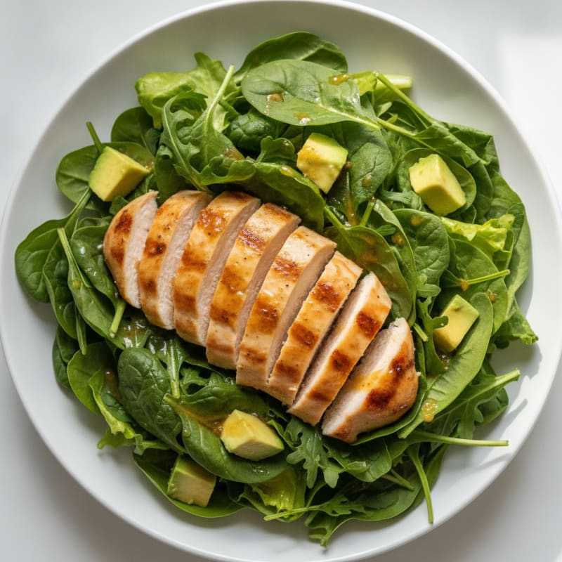 Grilled Chicken Salad with Mixed Greens and Citrus Vinaigrette