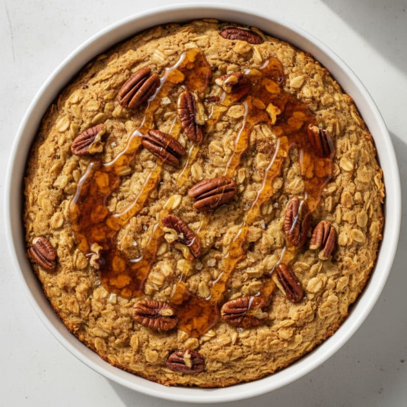 Maple Pecan Baked Oatmeal
