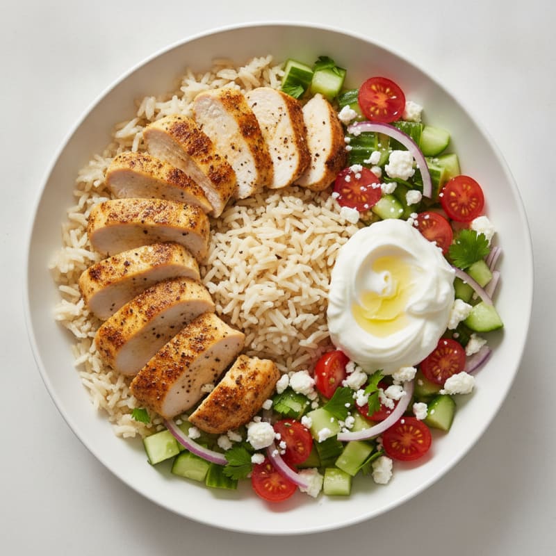 Chicken Shawarma Rice Bowl