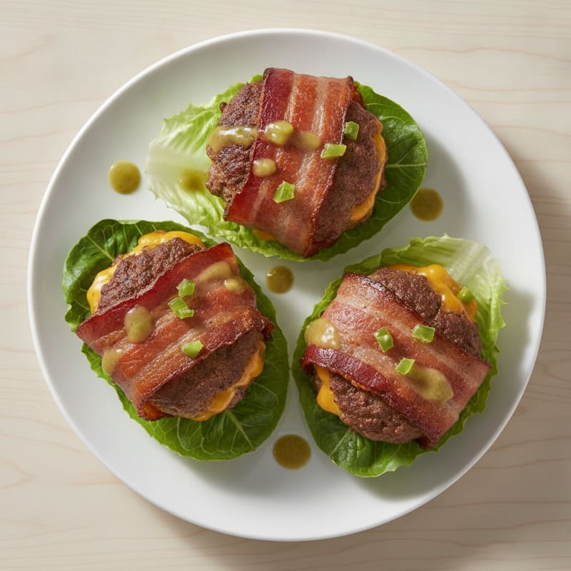 Bacon-Wrapped Jalapeño Sliders