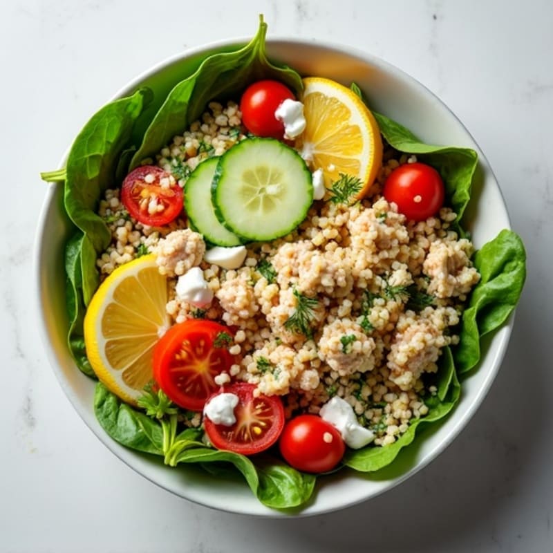 Lemon-Dill Tuna Protein Bowl