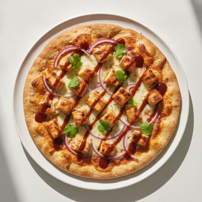 High-Protein BBQ Chicken Pizza
