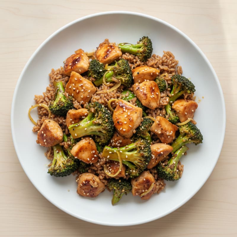 Teriyaki Chicken and Broccoli Stir-Fry