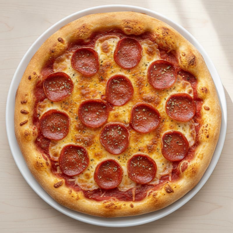Stuffed Crust Pepperoni Pizza