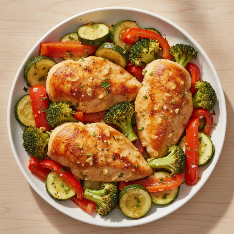 Lemon Herb Roasted Chicken and Vegetables