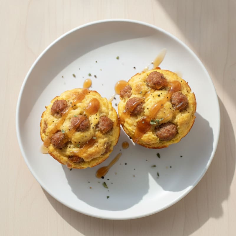 Sausage and Egg McGriddle Muffins