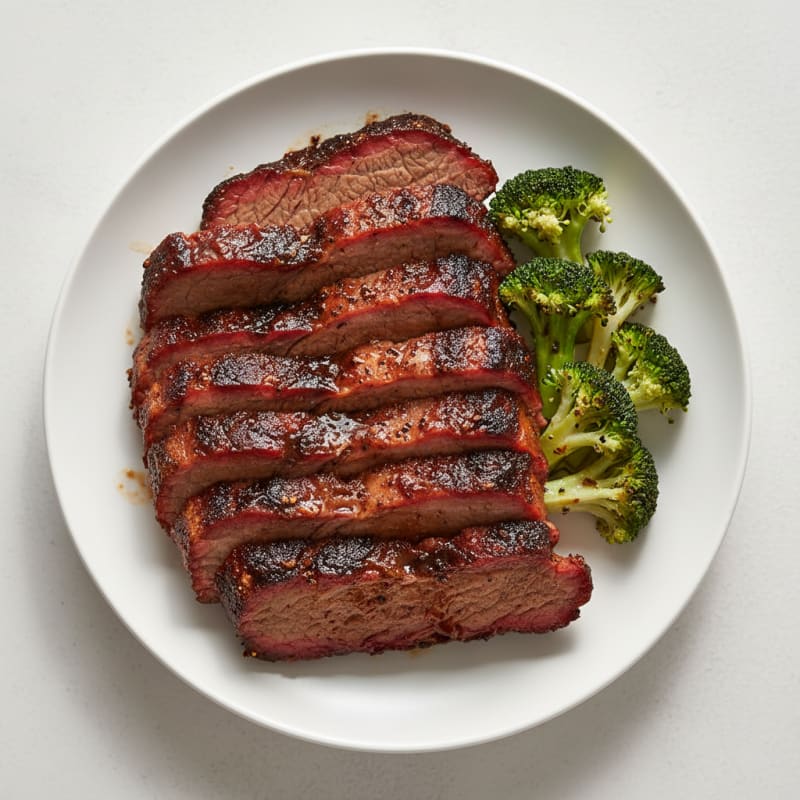 Texas Smoked Brisket with BBQ Glaze