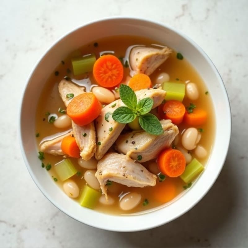 Wholesome Chicken and White Bean Soup