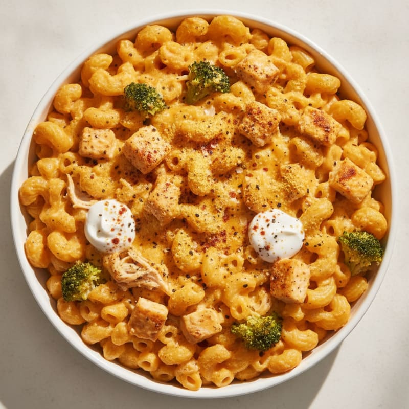 High-Protein Baked Macaroni and Cheese