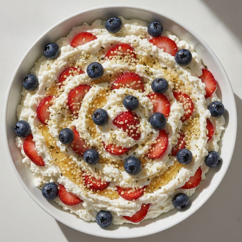 High-Protein Yogurt Parfait with Mixed Fruit