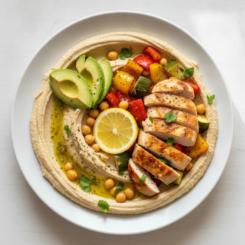 Mediterranean Hummus Platter