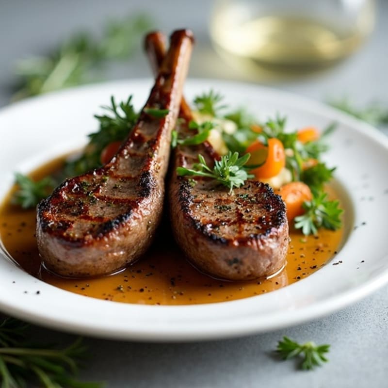 Grilled Herb Lamb Chops