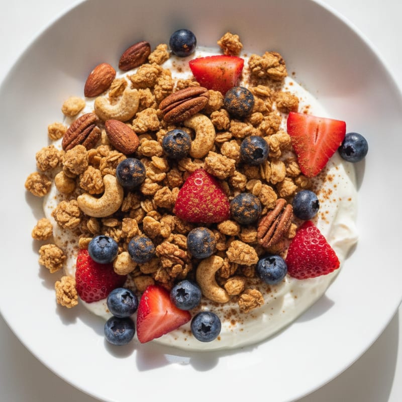 Skyr Berry Granola Bowl