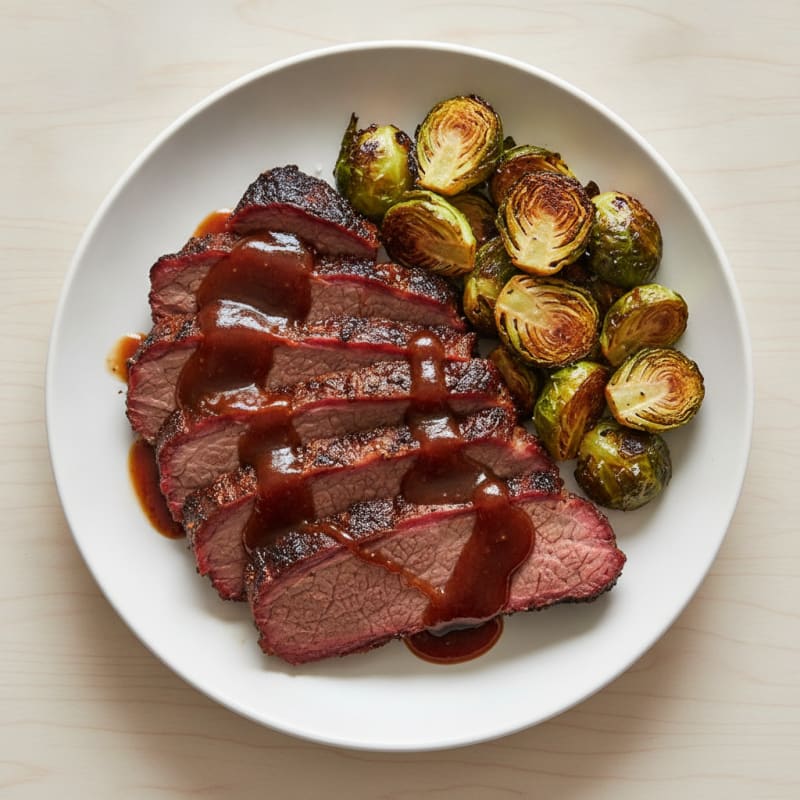 Smoky Texas Brisket with BBQ Glaze
