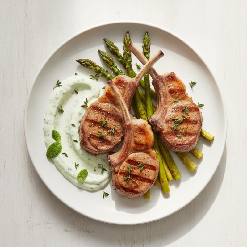 Grilled Herb Lamb Chops