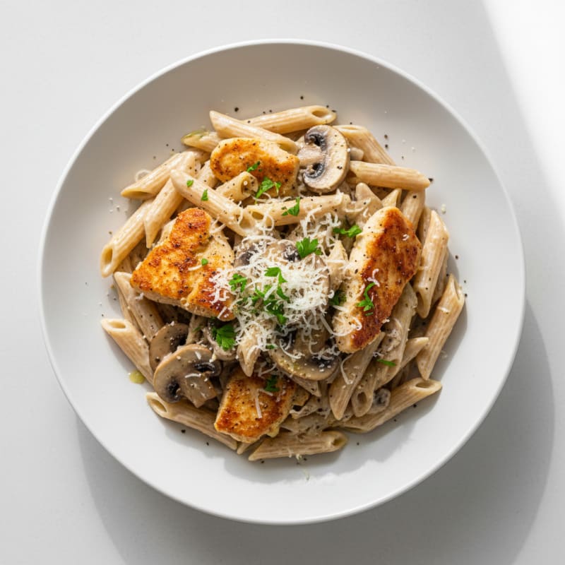 Creamy Truffle Mushroom Pasta